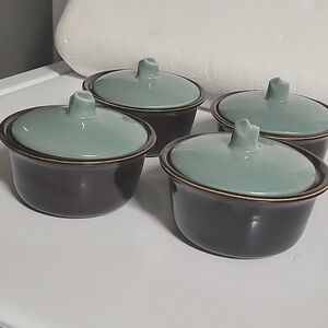 Vintage Red Wing Pottery Individual Casserole Dishes